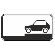 Дорожный знак 8.6.8 «Способ постановки транспортного средства на стоянку» (металл 0,8 мм, III типоразмер: 450х900 мм, С/О пленка: тип А инженерная)